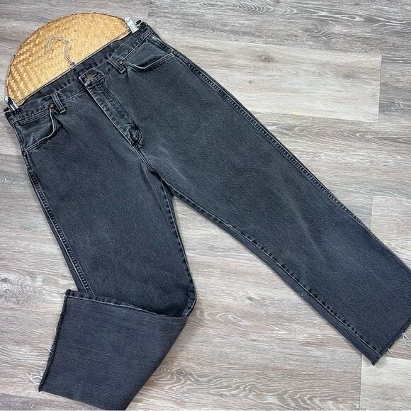 Vintage 90’s wrangler jeans straight leg cropped‎ - Picture 5 of 7